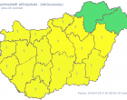 17 megyére adtak ki riasztást !Hatalmas égszakadás jön !2 cm-es jégdarabokra hívja fel a figyelmet a meteorológiai szolgálat, amihez 70 km/órás szél társul !