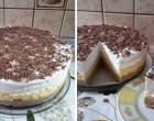 Gesztenyés habos, krémes torta – Sütés nélküli süti a hétvégére!