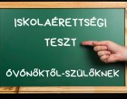 Iskolaérettségi teszt óvónőktől-szülőknek