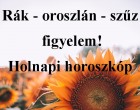 Rák - oroszlán - szűz figyelem! Holnapi horoszkóp