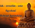 Rák - oroszlán - szűz figyelem! Holnapi horoszkóp