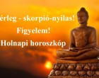 Mérleg - skorpió-nyilas!Figyelem! Holnapi horoszkóp