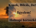 Kosok, Bikák, Ikrek figyelem! Holnapi horoszkóp