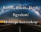 Kosok, Bikák, Ikrek figyelem! Holnapi horoszkóp