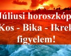 Megérkezett a Júliusi horoszkóp: Kos - Bika - Ikrek figyelem!