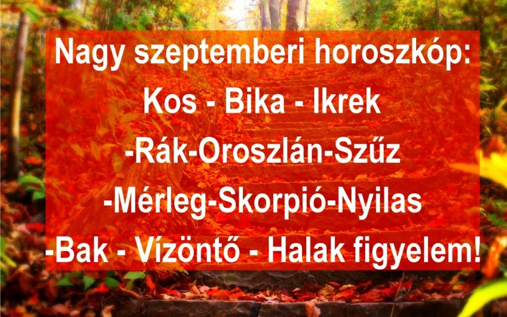 rák szeptemberi horoszkóp magyarul