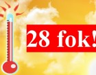 Jó hír!28 fok meleg jön!Ekkor érkezik