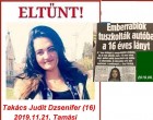 Ismét eltűnt Takács Judit Dzsenifer 16 éves Pári-i lány. Otthonából reggel elvitte testvérét az iskolába, onnan nem ért haza. Utolsó ismert tartózkodási helye Tamási. Mint ismeretes, ő volt az a kislány, akit tavaly betuszkoltak egy fekete autóba és sokáig nem találták. Rendőrségi bejelentés megtörtént, kiadták a körözést.