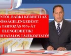 JANUÁR 13-TÓL BÁRKI KÉRHETI AZ ADÓSSÁGELENGEDÉST! A TARTOZÁS 95%-ÁT ELENGEDHETIK >>>