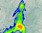 ÓRÁRÓL ÓRÁRA MUTATJUK MIKOR CSAP LE 2 cm-es JÉGRADARABOKKAL, 80 km/órás széllel és durva zivatarral A VIHAR! ITT csap le 15, 16, 17, 18, 19, 20 órakor >>