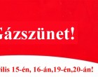 Gáz nélkül maradhat Ön is április 15-én, 16-án,19-én,20-án! Az alábbi teleüléseken karbantartást VÉGEZ a gázszolgáltató – itt készüljön gázszünetre :