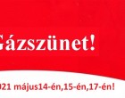 Gáz nélkül maradhat Ön is május14-én,15-én,17-én! Az alábbi teleüléseken karbantartást VÉGEZ a gázszolgáltató – itt készüljön gázszünetre :