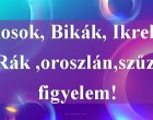 Kosok, Bikák, Ikrek,Rák ,oroszlán,szűz figyelem!Mai horoszkóp augusztus 09 (hétfő)