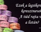 Férfi és Női kereszt nevek, amelyekbe a SIKER bele van kódolva – A tiéd rajta van a listán?