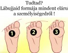 Tudtad? Lábujjaid formája mindent elárul a személyiségedről