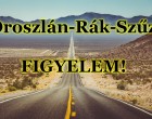 Oroszlán-Rák-Szűz: a hétvége alaposan felkavarja az álló vizet!