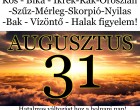 Kos - Bika - Ikrek-Rák-Oroszlán-Szűz-Mérleg-Skorpió-Nyilas-Bak - Vízöntő - Halak figyelem!Hatalmas változást hoz a holnapi nap!Holnapi horoszkóp (SZERDA)