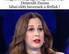 Magyarország egyik legyszebb nője Demcsák Zsuzsa lábai előtt hevernek a férfiak !🤯