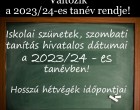 Változik a 2023/24-es tanév rendje! Hivatalos dátumok: ennyivel lesz hosszabb a tavaszi szünet