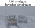 A fél országban havazhat szombaton: Szakad a hó Magyarország EZEN területén -