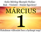 Kos - Bika - Ikrek-Rák-Oroszlán-Szűz-Mérleg-Skorpió-Nyilas-Bak - Vízöntő - Halak figyelem!Hatalmas változást hoz a holnapi nap!Holnapi horoszkóp (PÉNTEK)