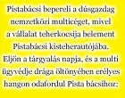 Pistabácsi bepereli a dúsgazdag nemzetközi multicéget, mivel a vállalat teherkocsija belement Pistabácsi kisteherautójába.