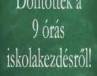 Rengeteg szülő nem örül ennek: Döntöttek a 9 órás iskolakezdésről!