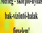 Mérleg - skorpió-nyilas -bak-vízöntő-halak figyelem!Mai horoszkóp (SZERDA)