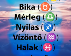 Horoszkóp hétfő- Oroszlán (♌)Bika (♉)Mérleg (♎)Nyilas (♐)Vízöntő (♒)Halak (♓)