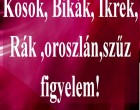 2024.12.22-VASÁRNAP Mai horoszkóp:Kos - Bika - Ikrek-Rák-Oroszlán-Szűz-Mé rleg-Skorpió-Nyilas-Bak - Vízöntő - Halak figyelem!