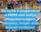 Kiderült, mikorl nyílik a szuperolcsó orosz üzletlánc, a MERE első boltja Magyarországon, és lehidalsz, milyen árak lesznek nyitáskor! Ezt nem hiszitek!