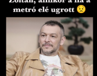 Így reagált Czutor Zoltán, amikor a fia a metró elé ugrott 😟